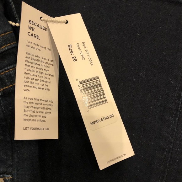 HUDSON jeans Petite Signature Bootcut BNWT LAST FINAL PRICE SALE - Picture 2 of 8